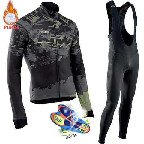 Image of Pro Team Winter Thermal Fleece Cycling Clothes