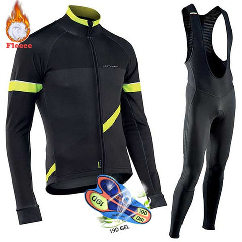 Image of Pro Team Winter Thermal Fleece Cycling Clothes