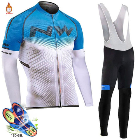 Image of Pro Team Winter Thermal Fleece Cycling Clothes