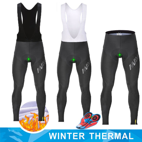 Image of Winter Fleece Thermal Men Cycling Long Pants