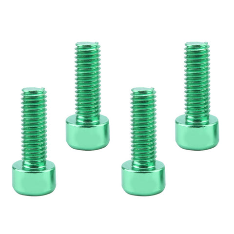 Image of 4 Pieces Water Bottle Cage Bolts Holder Screws Hex Socket Screws Aluminum Alloy Bicycle Accessories 7 Colors