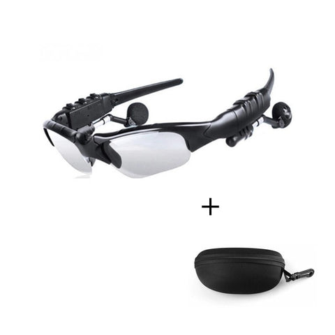 Image of Goggles Eyewear Cycling Sunglasses Riding Bluetooth Earphones Smart Glasses Outdoor Sport Bike Sun Glasses Headphones with Mic