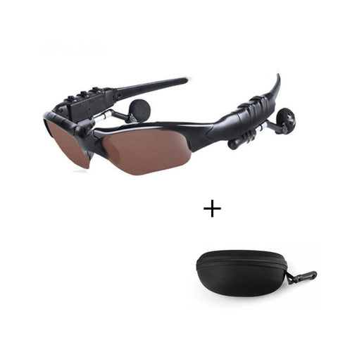 Image of Goggles Eyewear Cycling Sunglasses Riding Bluetooth Earphones Smart Glasses Outdoor Sport Bike Sun Glasses Headphones with Mic