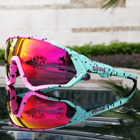 Image of Mountain Biking Sunglasses - Men Women - road Bike