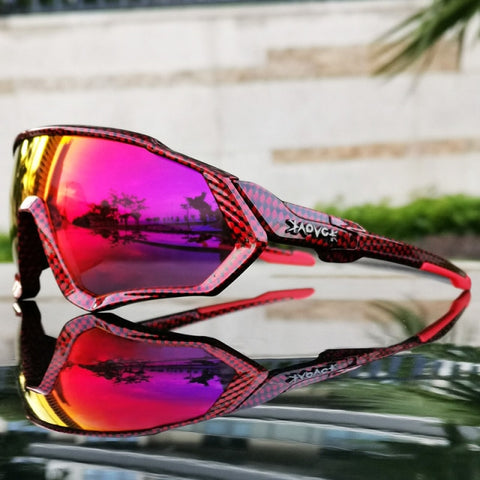 Image of Mountain Biking Sunglasses - Men Women - road Bike