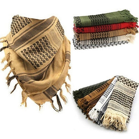 Image of 1 pcs Thick Muslim Hijab Tactical Desert Scarves Windproof Hiking Scarf