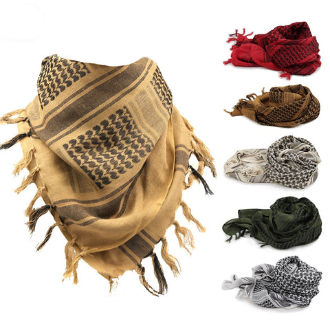 Image of 1 pcs Thick Muslim Hijab Tactical Desert Scarves Windproof Hiking Scarf