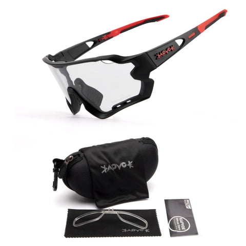 Image of Men/Women Photochromic 1 Lens Cycling Sunglasses outdoor Sport Bike Cycling Eyewear Cycling Glasses Bicycle Hiking Fishing MTB