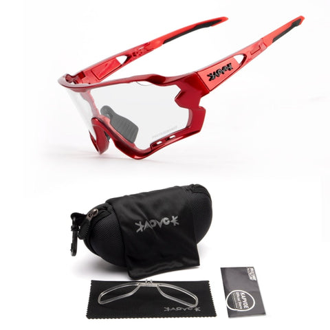 Image of Men/Women Photochromic 1 Lens Cycling Sunglasses outdoor Sport Bike Cycling Eyewear Cycling Glasses Bicycle Hiking Fishing MTB