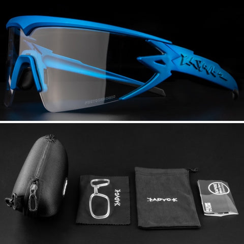 Image of Kapvoe Outdoor Women Photochromic Cycling Glasses Sport Cycling Glasses Mountain Bike Cycling Sunglasses Glasses Gafas Ciclismo
