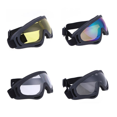 Image of Motorcycle Bicycle PC Aerospace Glasses Goggles Windproof UV400 Protection With Soft Foam Gasket For Outdoor Cycling Sunglasses