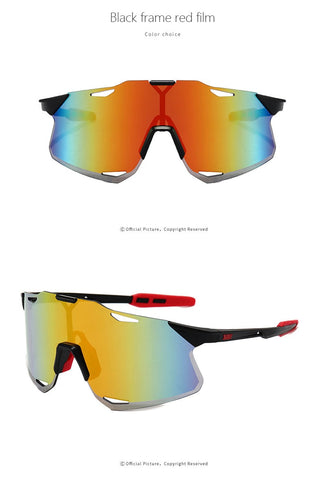 Image of Men's Ultra Light Frameless Cycling Goggles - Windproof Protection MTB Biking, Running Sunglasses