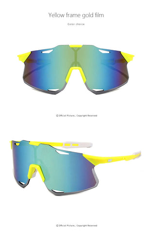 Image of Men's Ultra Light Frameless Cycling Goggles - Windproof Protection MTB Biking, Running Sunglasses