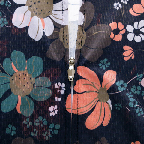 Image of Flowers Cycling Jersey For Women