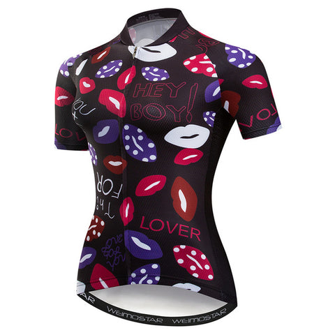 Image of Lips Cycling Jersey For Women
