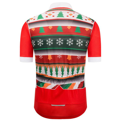 Image of Christmas Tuxedo Cycling Jersey