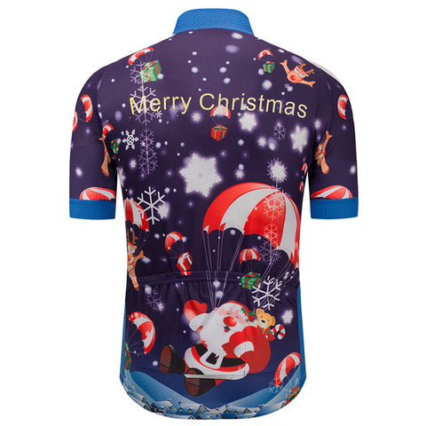 Image of Santa Claus Christmas Cycling Jersey