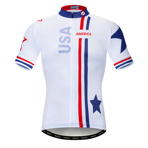 Image of White USA Cycling Jersey