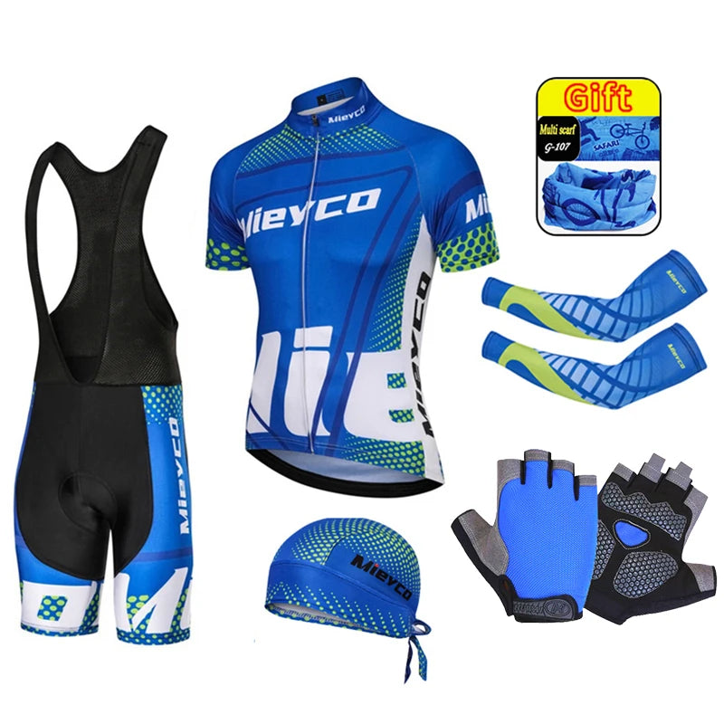 Cycling Jersey Man MTB Race Cycling Clothing Set Mountain Bike Maillot Summer Ropa Ciclismo Cycling Clothes Bicycle Wear