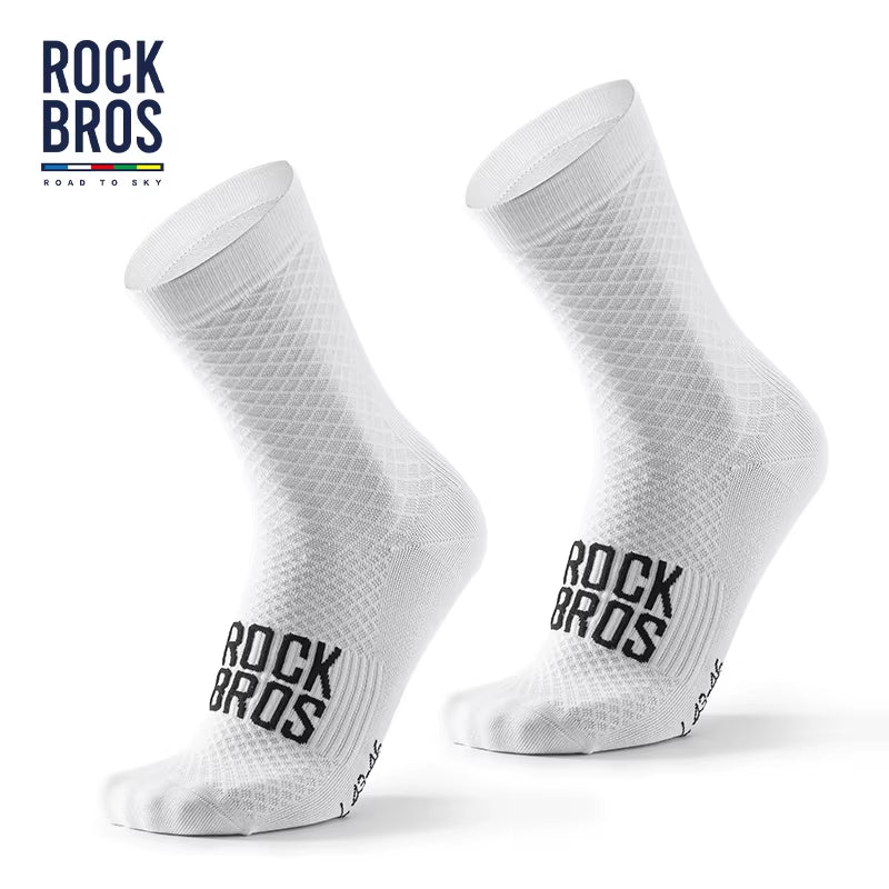 Cycling Socks Soothing Sport Socks Shock Absorbing Bike Socks Breathable Fabric High Elastic Outdoor Socks a Pair