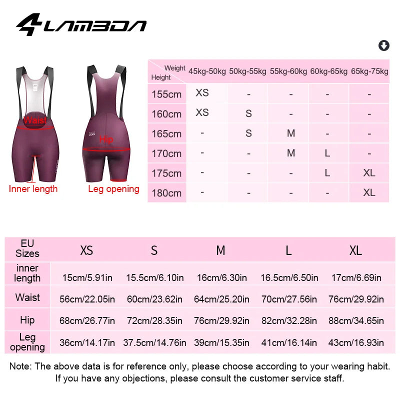 Pro Summer Cycling Shorts Women'S Cycling Bib Shorts 3D Sponge Padded Shockshock Absorbing Road Bike Pants Cycling Pants