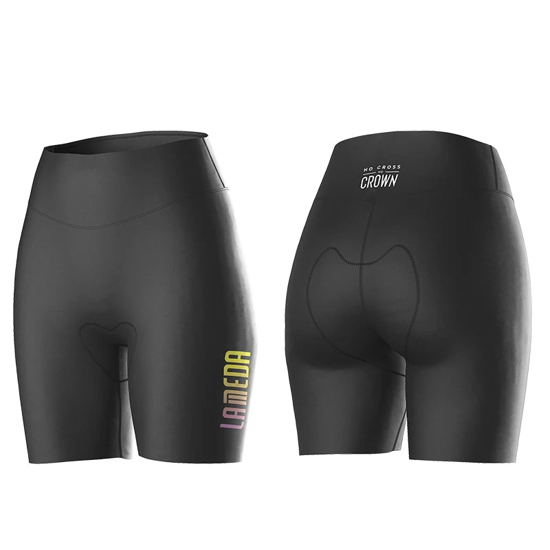 Pro Summer Cycling Shorts Women'S Cycling Bib Shorts 3D Sponge Padded Shockshock Absorbing Road Bike Pants Cycling Pants