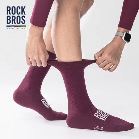 Cycling Socks Soothing Sport Socks Shock Absorbing Bike Socks Breathable Fabric High Elastic Outdoor Socks a Pair