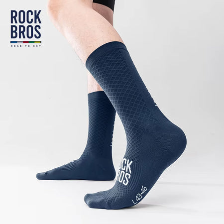 Cycling Socks Soothing Sport Socks Shock Absorbing Bike Socks Breathable Fabric High Elastic Outdoor Socks a Pair