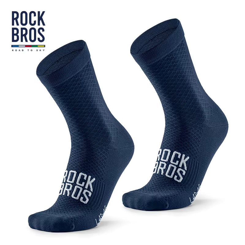 Cycling Socks Soothing Sport Socks Shock Absorbing Bike Socks Breathable Fabric High Elastic Outdoor Socks a Pair