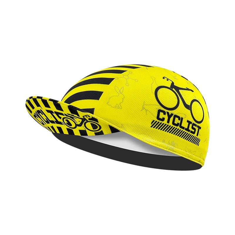 Polyester Quick Dry Cycling Men'S Caps Road Bike Sports Universal Size Summer Cool Cartoon Print