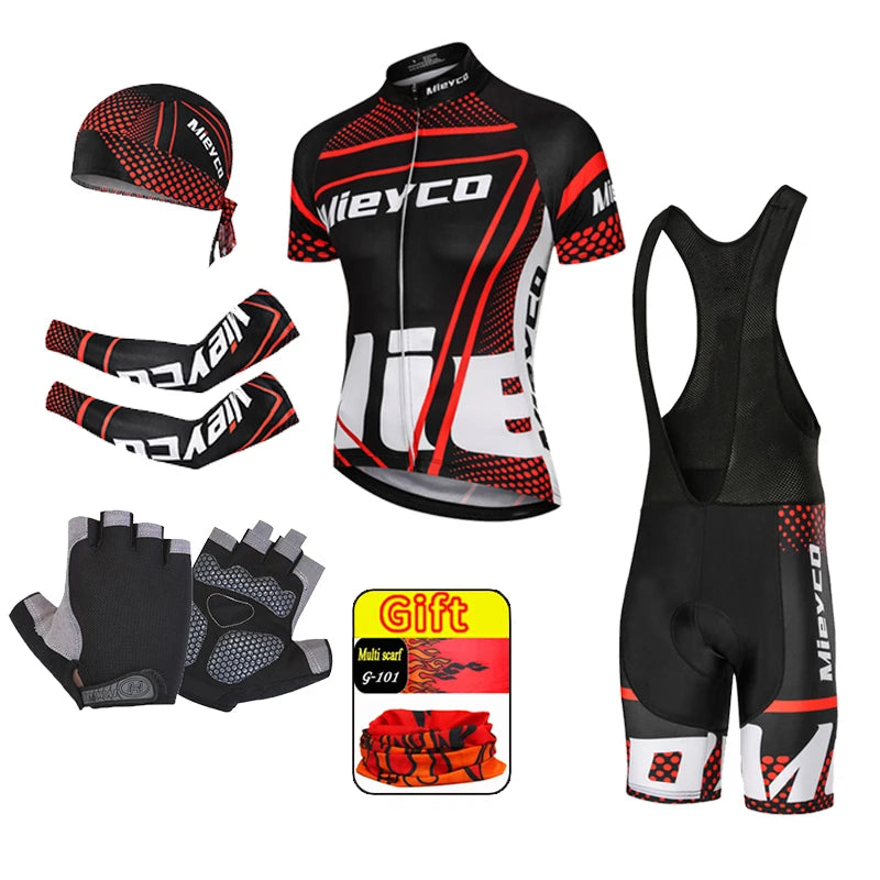 Cycling Jersey Man MTB Race Cycling Clothing Set Mountain Bike Maillot Summer Ropa Ciclismo Cycling Clothes Bicycle Wear