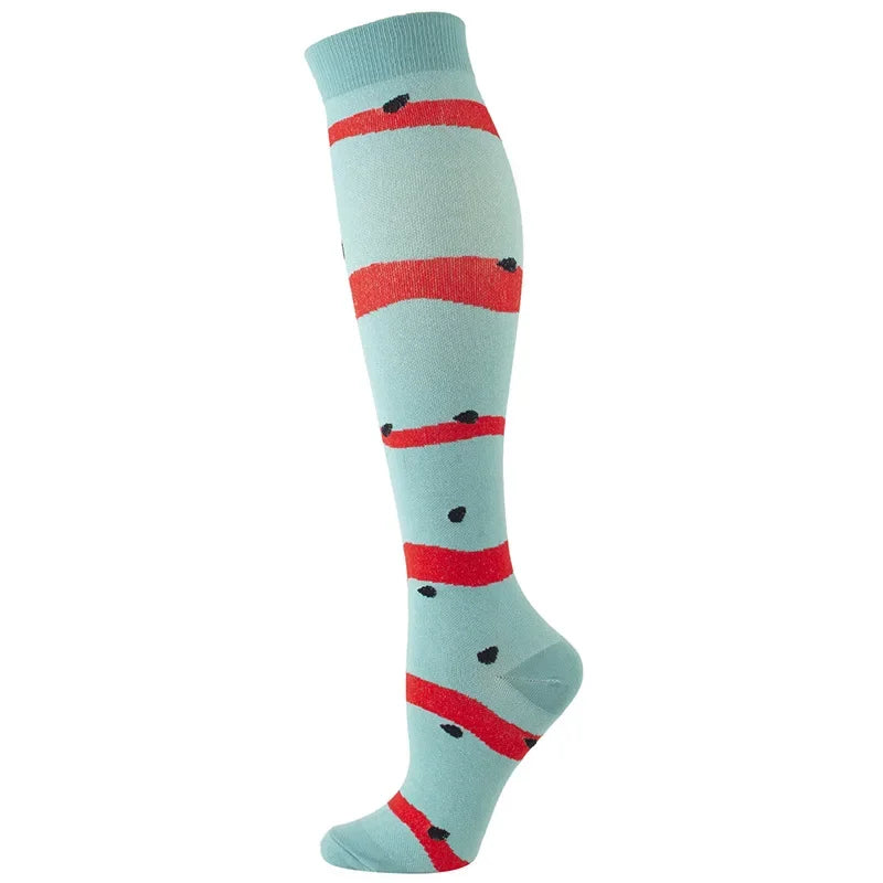European and American Sports Compression Socks for Men and Women Outdoor Cycling Climbing Fitness Football Socks Mens Socks