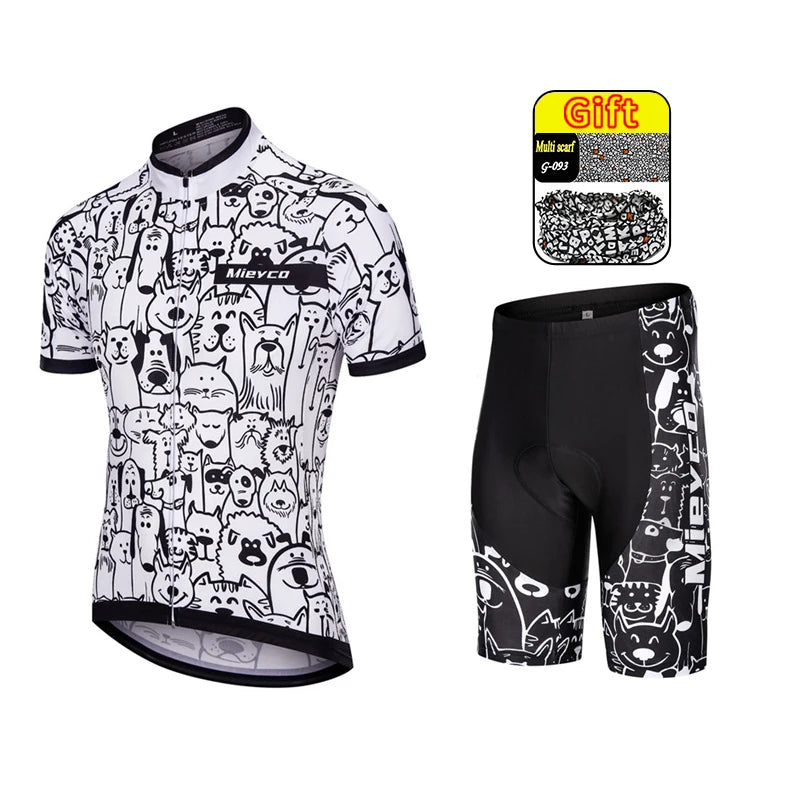 Cycling Jersey Man MTB Race Cycling Clothing Set Mountain Bike Maillot Summer Ropa Ciclismo Cycling Clothes Bicycle Wear