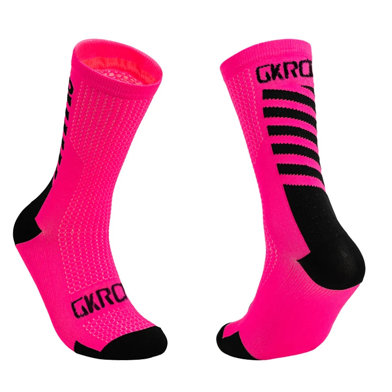 New Cycling Socks High Quality Compression Men Bike Outdoor Women Running Professional Sports Running