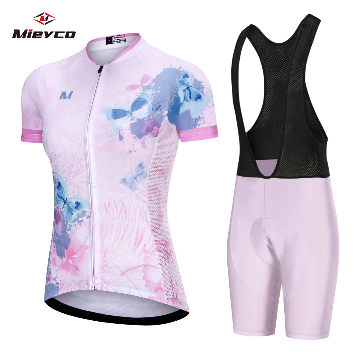 Women'S Cyclist Cycling Clothing, Summer Jersey Set, Women'S Jumpsuit Suit with Bicycles, Mountain Bike Uniform