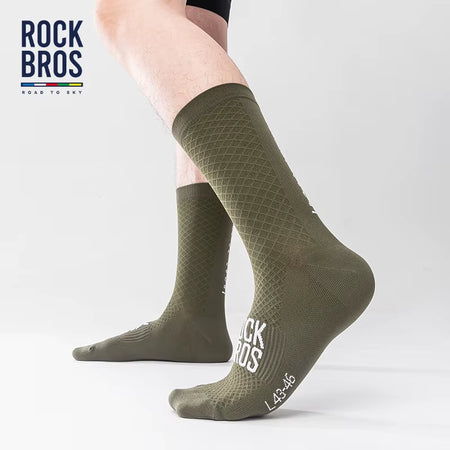 Cycling Socks Soothing Sport Socks Shock Absorbing Bike Socks Breathable Fabric High Elastic Outdoor Socks a Pair