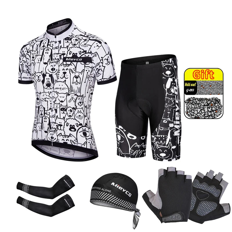 Cycling Jersey Man MTB Race Cycling Clothing Set Mountain Bike Maillot Summer Ropa Ciclismo Cycling Clothes Bicycle Wear