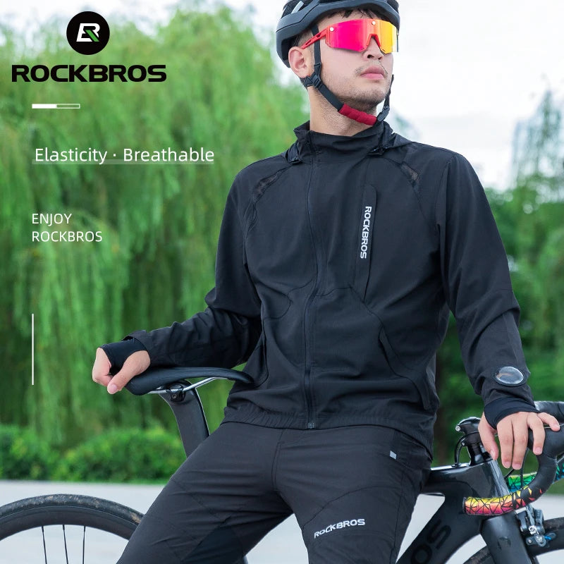 Men'S Cycling Clothing Sets Spring Autumn Breathable Cycling Jacket Comfortable Thin Unisex Outdoor Sport Suit EUR Size
