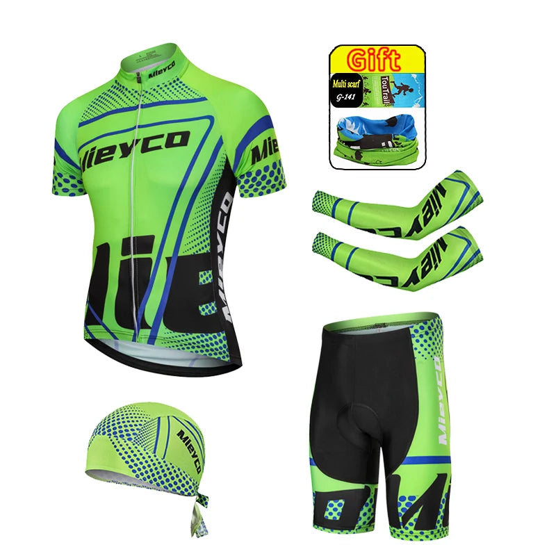 Cycling Jersey Man MTB Race Cycling Clothing Set Mountain Bike Maillot Summer Ropa Ciclismo Cycling Clothes Bicycle Wear