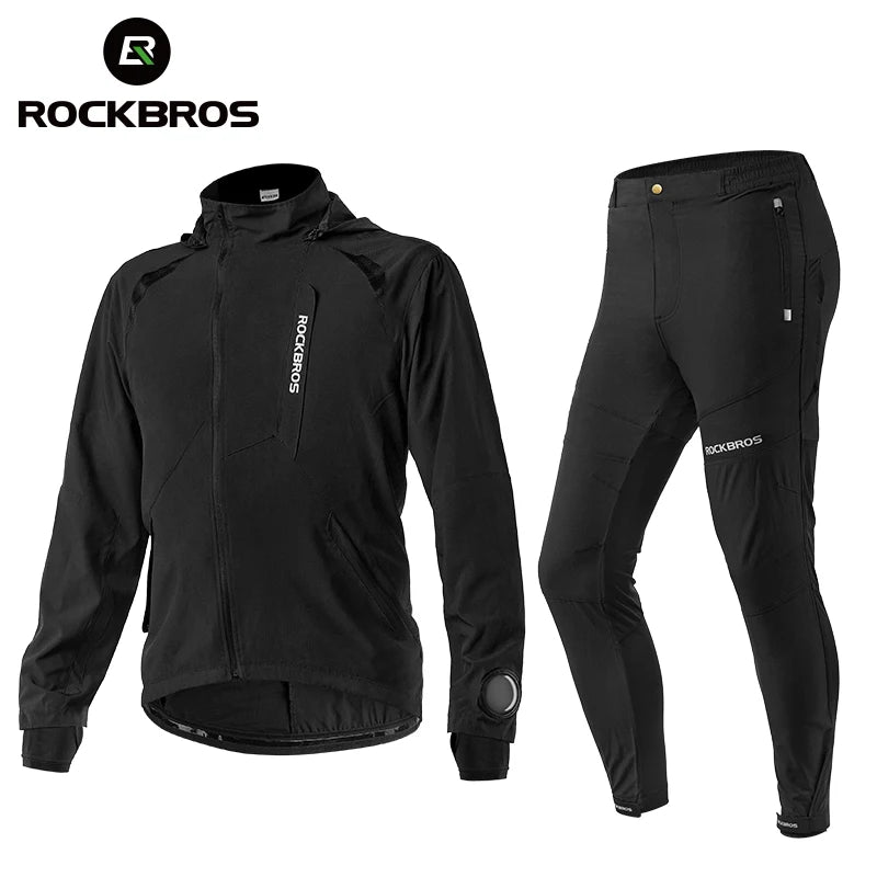 Men'S Cycling Clothing Sets Spring Autumn Breathable Cycling Jacket Comfortable Thin Unisex Outdoor Sport Suit EUR Size