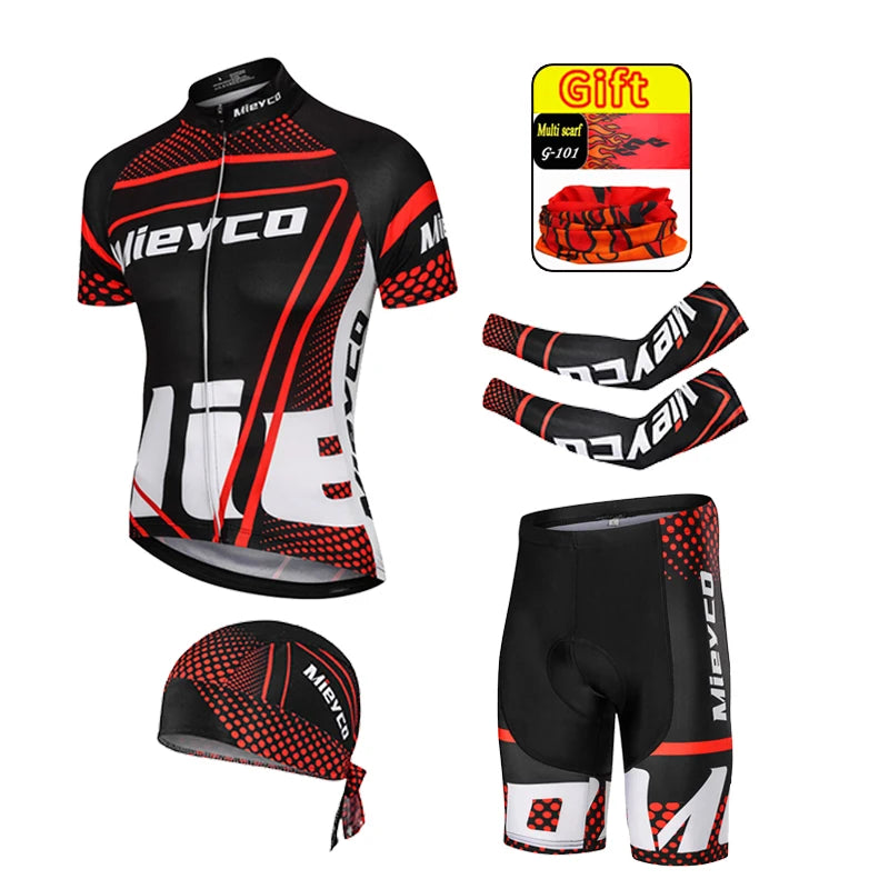 Cycling Jersey Man MTB Race Cycling Clothing Set Mountain Bike Maillot Summer Ropa Ciclismo Cycling Clothes Bicycle Wear