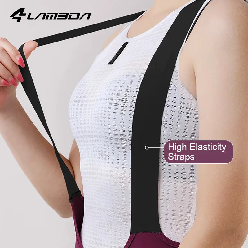 Pro Summer Cycling Shorts Women'S Cycling Bib Shorts 3D Sponge Padded Shockshock Absorbing Road Bike Pants Cycling Pants
