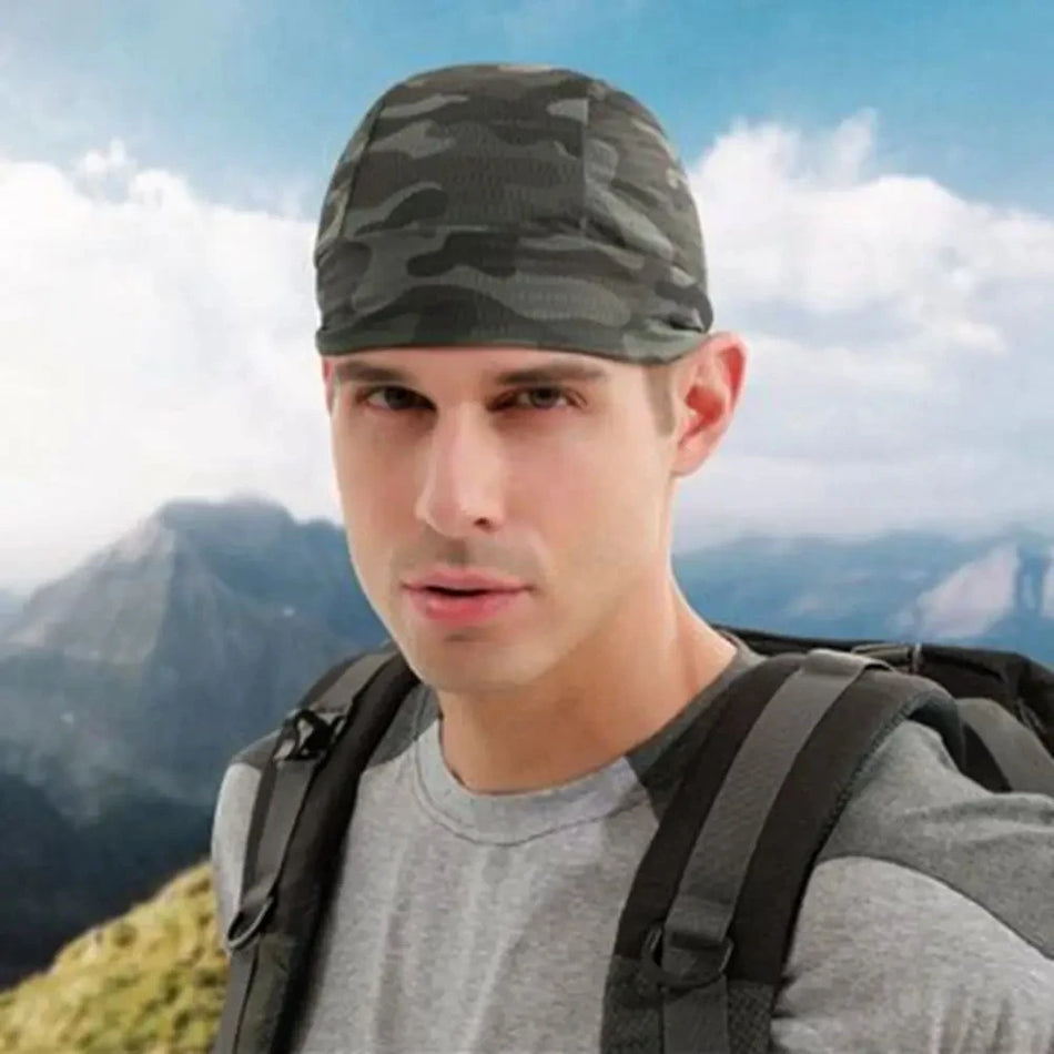 Summer Cycling Beanie Men Cap Women Hat Motorbike Camouflage Quick-Dry