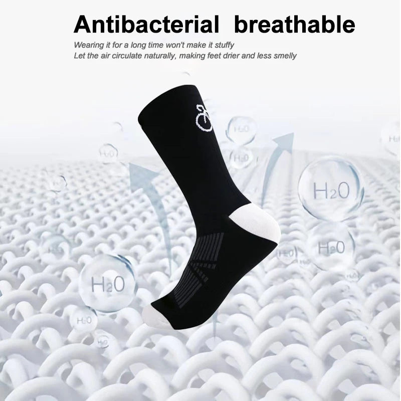 1/3pairs Professional Cycling Socks Sweat-Absorbing Breathable Road