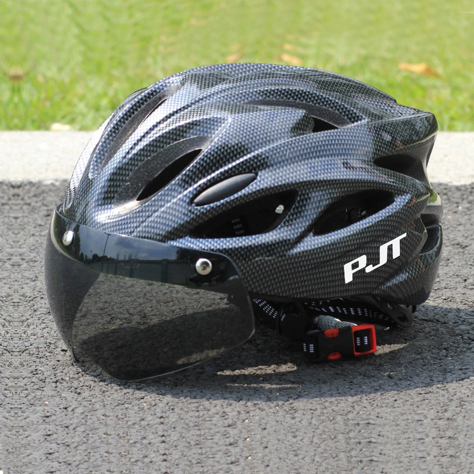 PJT Ultra-Light Bicycle Helmet Lightweight PC Shell & EPS Foam