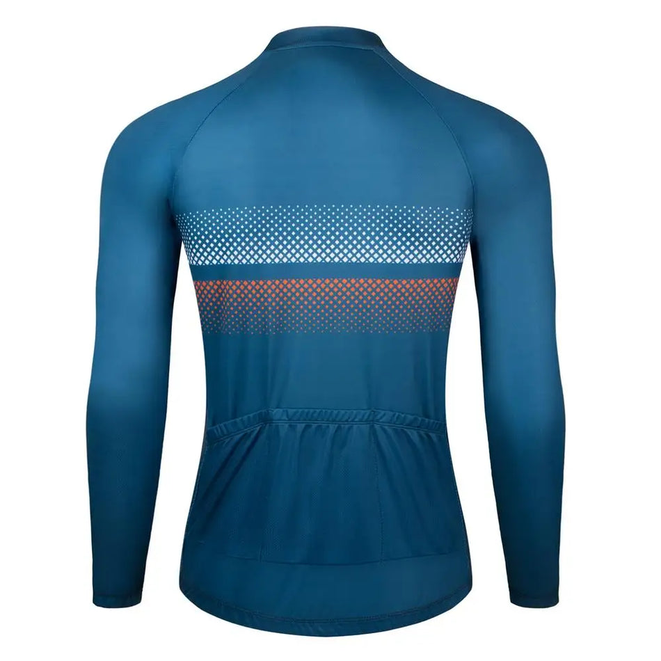 Team Spring /Autumn Cycling Jersey Long Sleeves Men MTB Bicycle Shirt