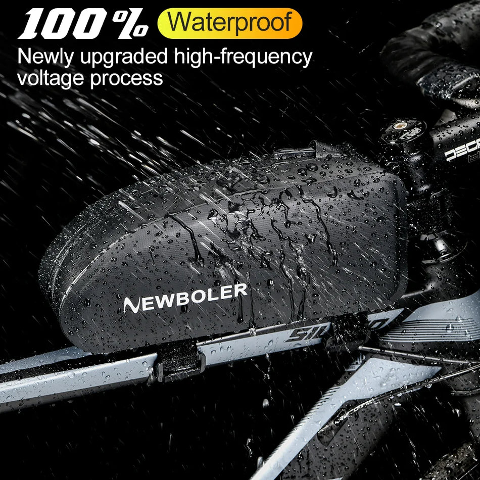 Bicycle Bag Waterproof Cycling Top Front Tube Frame Bag Large Capacity