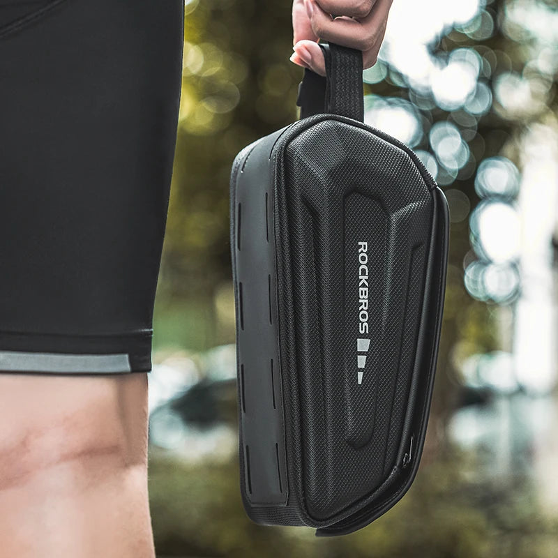 ROCKBROS Bike Bag 1.7L Phone Bag Waterproof Front Frame Cycling Bag