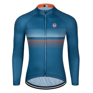 Team Spring /Autumn Cycling Jersey Long Sleeves Men MTB Bicycle Shirt