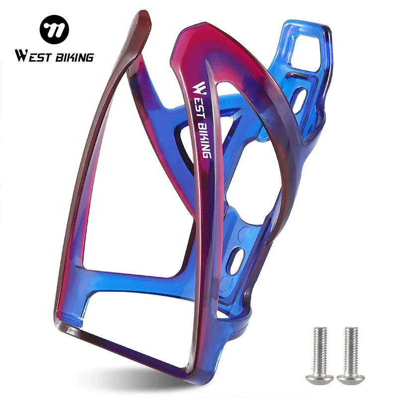 WEST BIKING Bicycle Water Bottle Cage Colorful Gradient Cycling Bottle